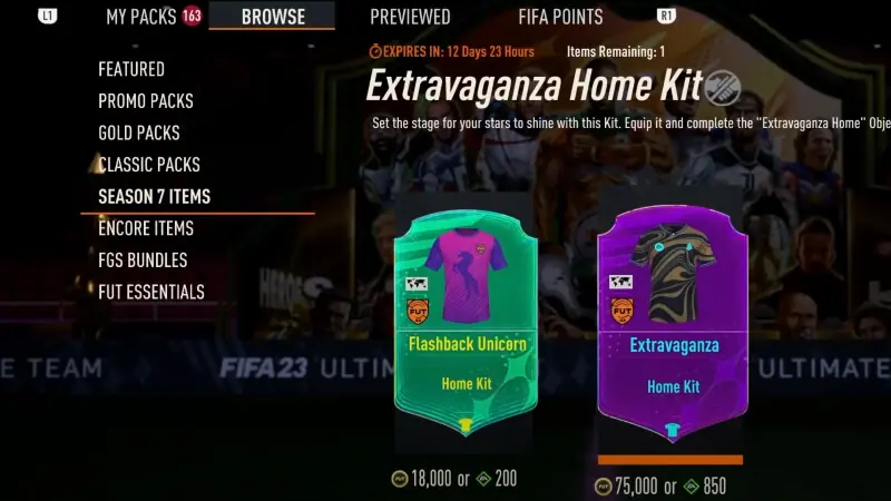 How To Get Extravaganza Home Kit In FIFA 23 Ultimate Team