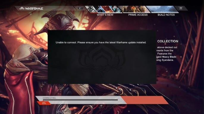 How to Fix The “Unable to Connect” Error In Warframe