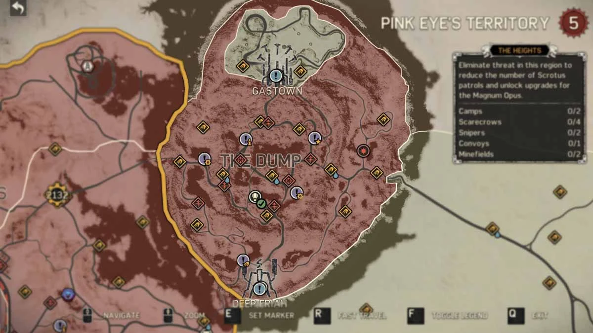 How to Find All Minefields and Convoys Locations In Mad Max
