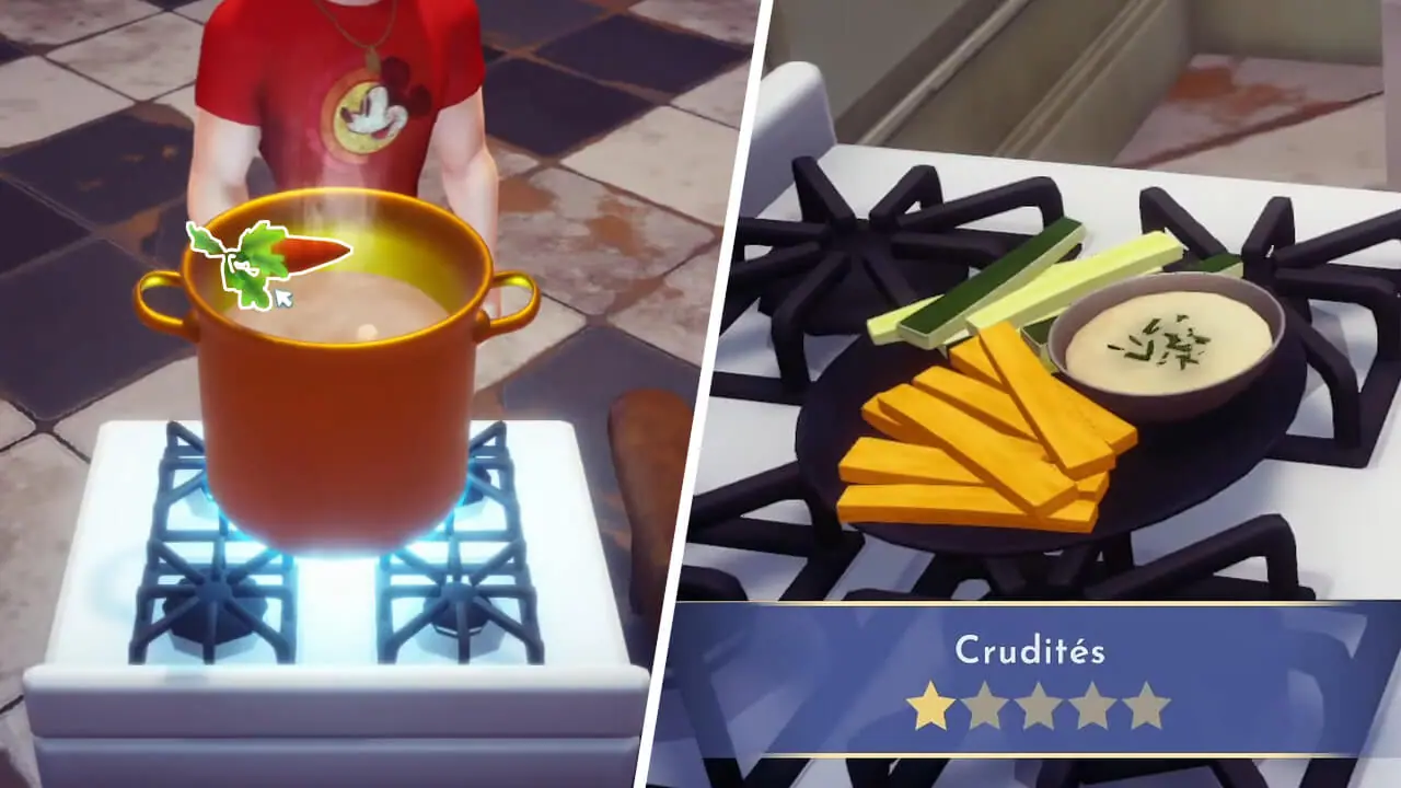 How to Make Crudites In Disney Dreamlight Valley