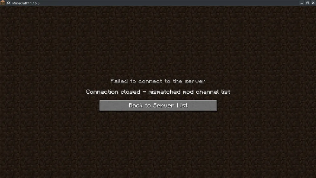 How to Fix Incompatible FML Modded Server Error in Minecraft