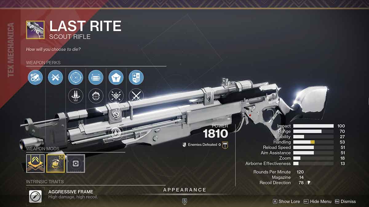 How to Get the Last Rite in Destiny 2