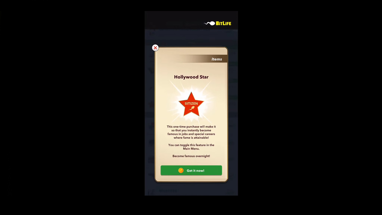 How To Get & Use Hollywood Star In BitLife
