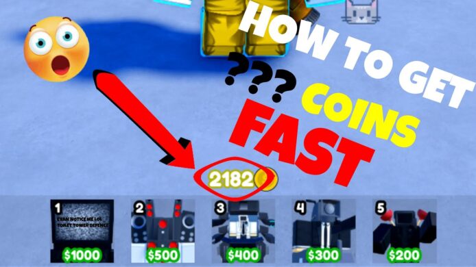 How To Earn Coins Fast In Toilet Tower Defense